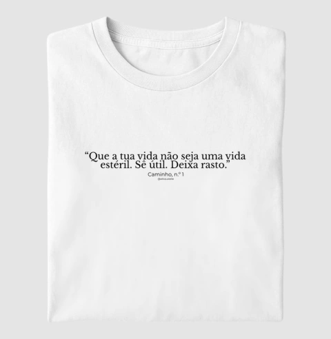 Sê útil. Deixa rastro.