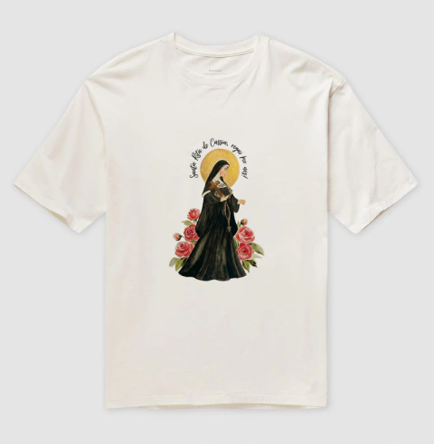 Santa Rita de Cássia - Aquarela