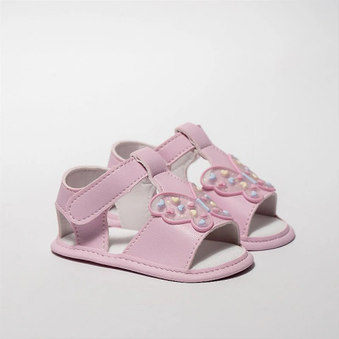 SANDALIA FEMININA - APLICAÇÃO EMBORRACHADA - COR LILAS - LINHA BABY