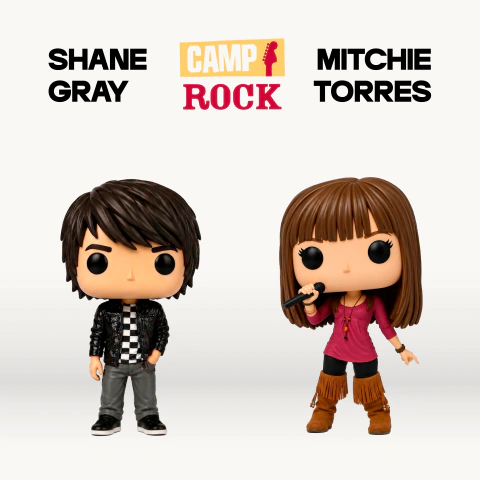 Bonecos Shane Gray e Mitchie Torres em 3D | Camp Rock