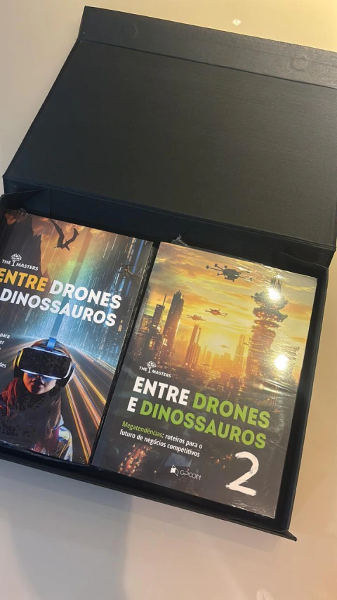 Livro Combo Drones e Dinossauros Volume I e II