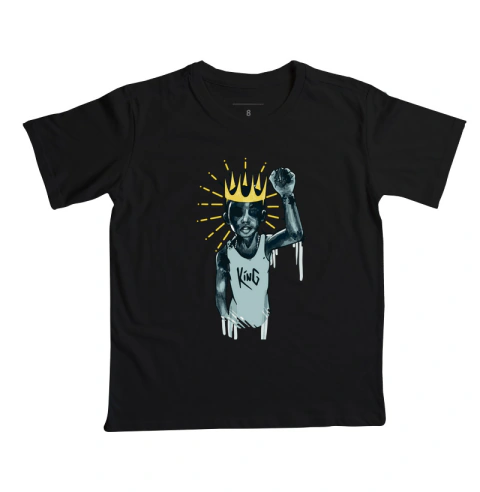 Camiseta Infantil - Menino Rei.