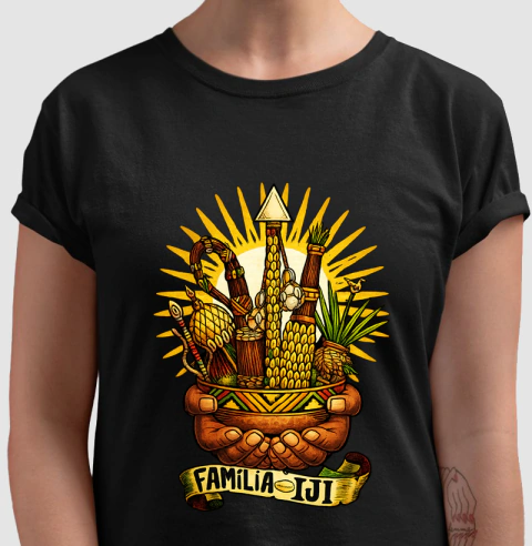 Camiseta "Família Iji" -Collab Manguedemim