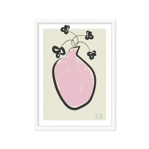 Pink plantines II - cuadros en lienzo y papel fotográfico 