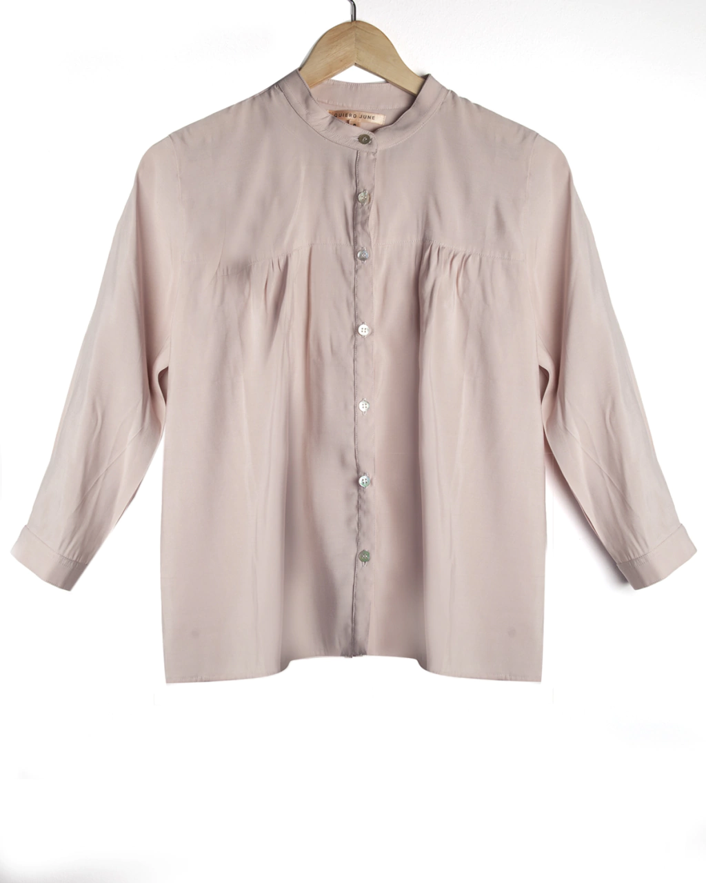 Camisa Velvet Nude