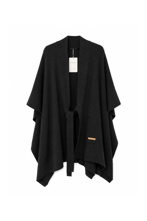 RUANA FRANELA CON LAZOS ART 4106AS - New Edition - AGOSTINA BIANCHI - SHOP ONLINE 