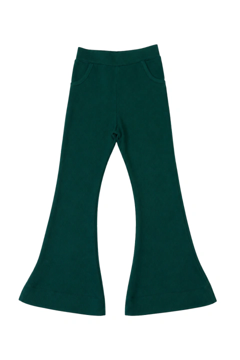 PANTALON OXFORD FRANELA CON ABERTURA LATERAL EN BOTAMANGA ART 4103AS -New Edition - AGOSTINA BIANCHI - SHOP ONLINE 