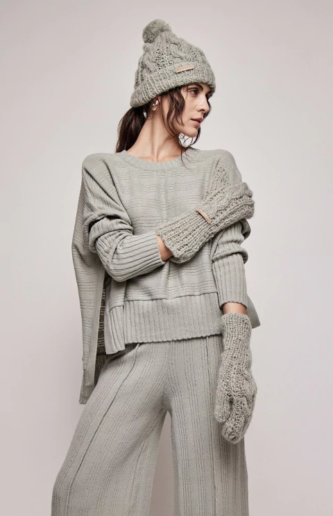 GUANTE MANOPLA HAND MADE MOHAIR ART 3527 en internet
