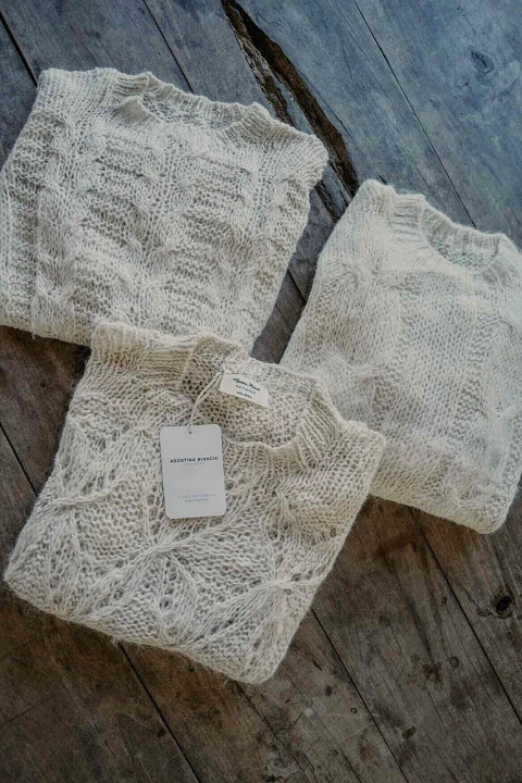 Imagen de SWEATER PREMIUM HAND MADE LLAMA 100% ART 3729 - new in!
