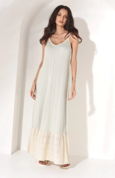 VESTIDO SOLERO DE 1 VOLADO ART 3610 - AGOSTINA BIANCHI - SHOP ONLINE 