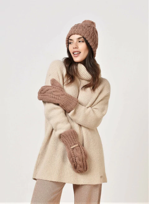 GUANTE MANOPLA HAND MADE MOHAIR ART 3527 en internet