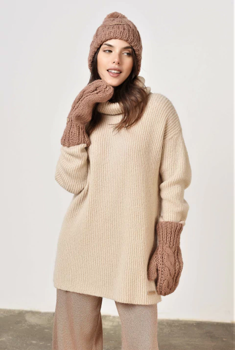 Imagen de SWEATER MOHAIR LARGO LINEA H ART 3533