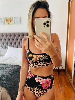 Bikini Top con PUSH UP LEOPARD®️ - tienda online