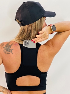Top CHITA Black (con bolsillo)