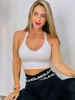 Top Mariu Reversible WHITE Cute - KilaKila Original Underwear
