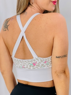 Top Mariu Reversible WHITE Cute - comprar online