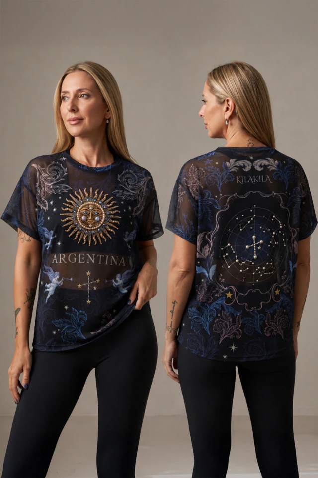 Remera manga corta Sol de Mayo
