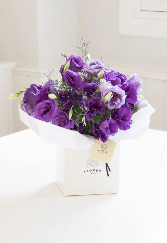 A137 - Arreglo con Lisianthus chico