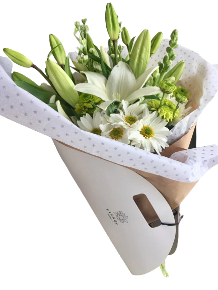 R107 - Lilium y margaritas