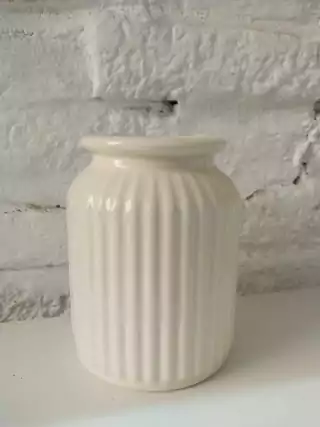 Florero Acanalado