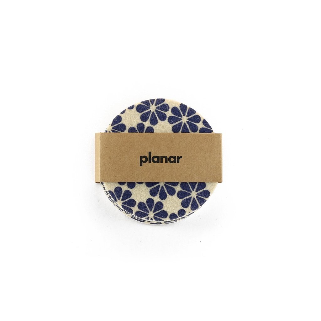 Posavasos Flor Azul - comprar online