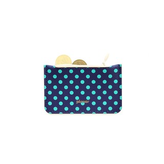 Coin Case Dots Green