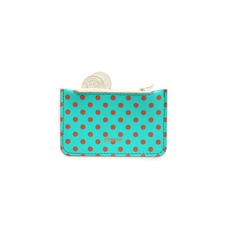 Coin Case Dots Red