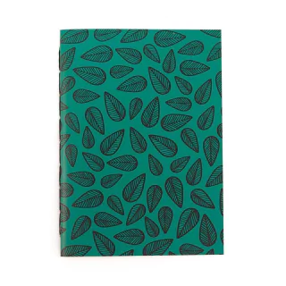 Cuaderno A6 Hojas Verde