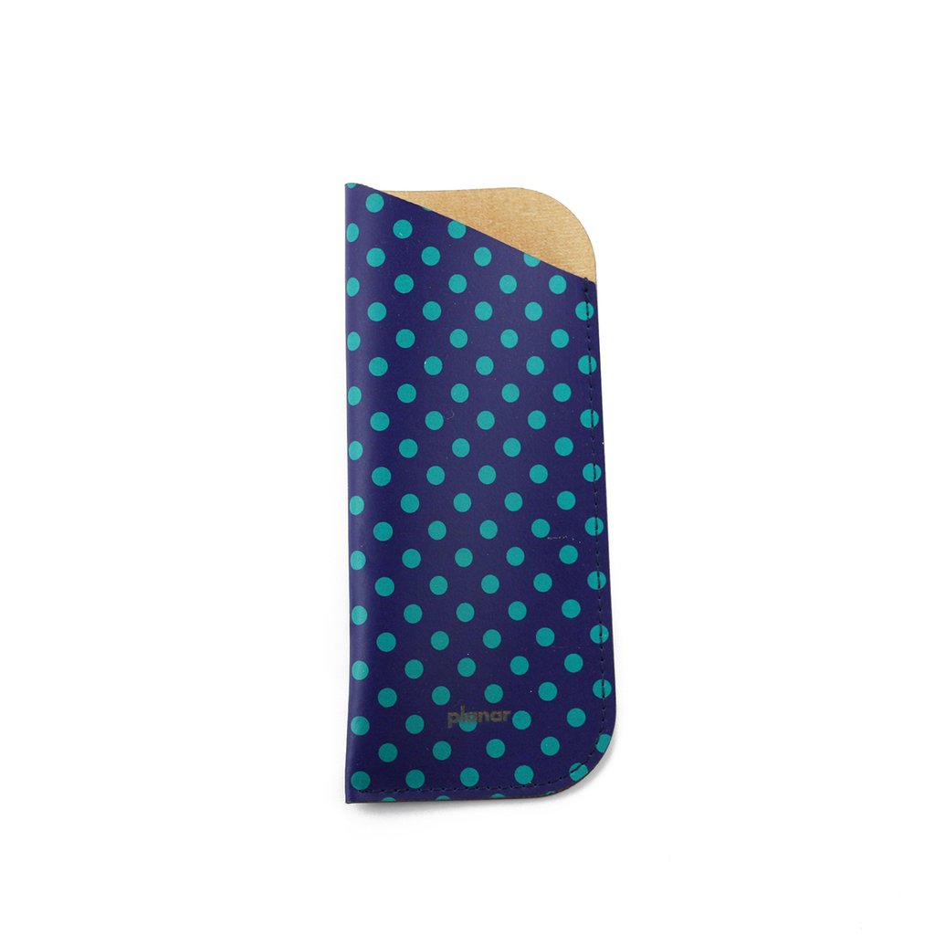 Glasses Sleeve Dots Green - buy online