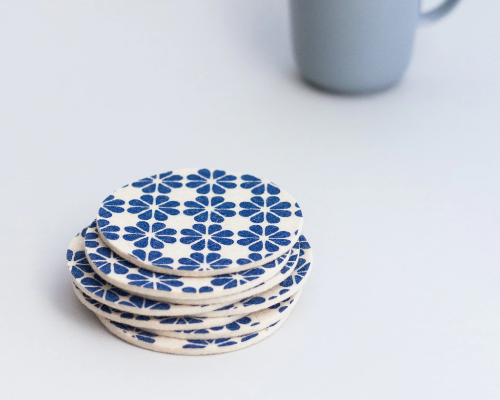 Coasters Drop Green