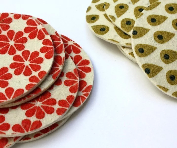 Coasters Drop Green