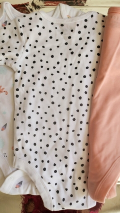 Pack bodies Rococo 6 a 9 meses - maria del este