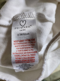 Body Primark 0 a 3 meses - maria del este