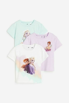 Remera h&m Disney 4 a 6 años Anna y Elsa