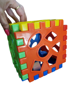 Cubo didáctico de encastre - comprar online