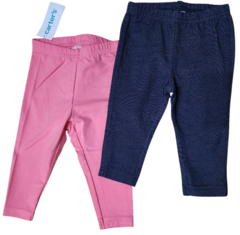Pack x 2 leggings carter's 9 meses en internet