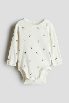 Body manga larga h&m 12 a 18 meses - comprar online