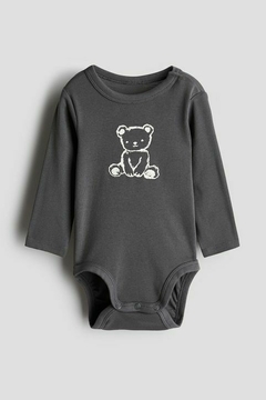 Body manga larga h&m 9 a 12 meses - comprar online