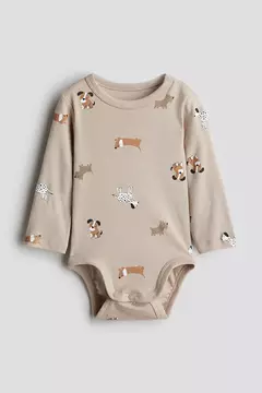 Body manga larga h&m 6 a 9 meses - comprar online