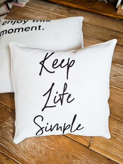 Almohadon keep life simple - comprar online