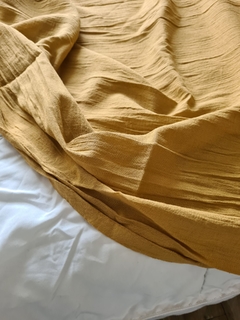 Imagen de Pie de cama -Manta gasa Algodon con dobladillo