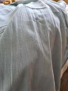 Pie de cama -Manta gasa Algodon desflecado - tienda online