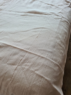Pie de cama -Manta gasa Algodon con dobladillo - comprar online