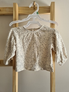 Remera zara 6 a 9 meses