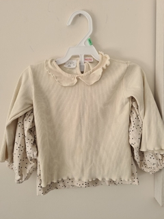 Remera zara 6 a 9 meses