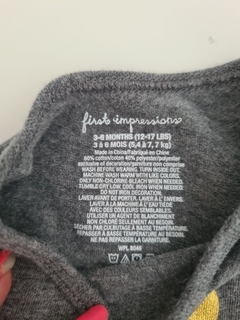 Remera First Impressions 3 a 6 meses - comprar online