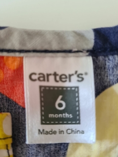 Remera manga larga carter's 6 meses - comprar online