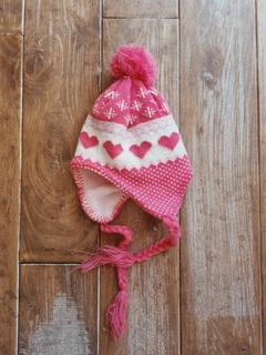 Gorro de lana con friza