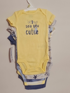 Set de bodies carter's nb y 3 meses - maria del este