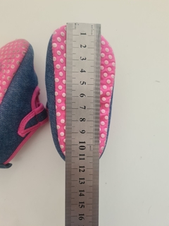 Zapatos con belcro 12 cms - maria del este